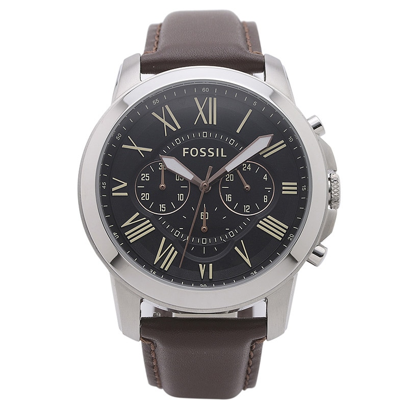 フォッシル FOSSIL 腕時計 メンズ FS4813IE GRANT ブラウン ステンレス