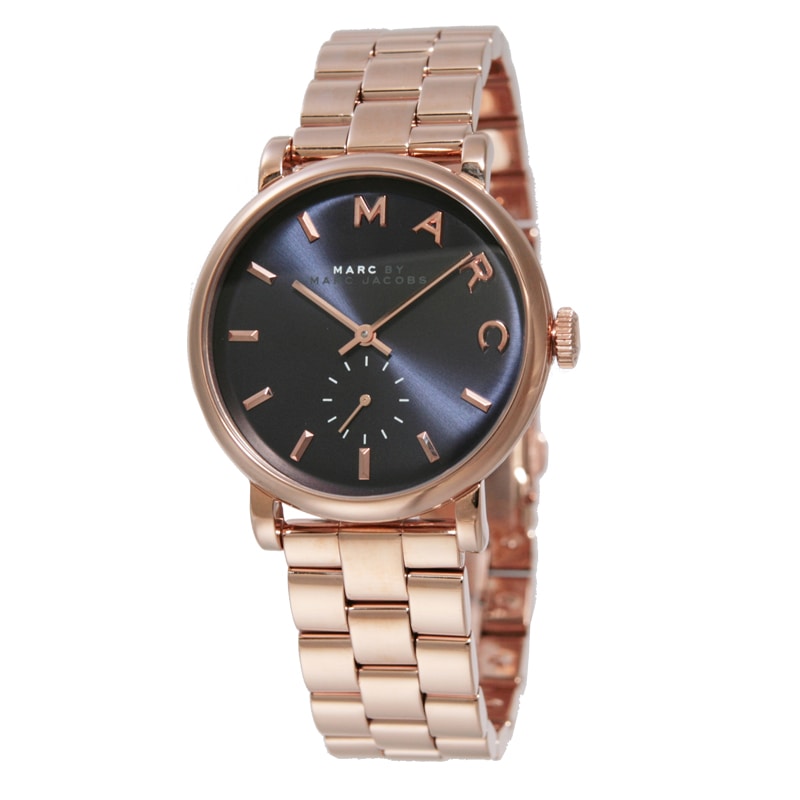 マークバイマークジェイコブス MARCBYMARCJACOBS レディス腕時計 Baker MBM3330 ネイビー: 腕時計｜ブランド