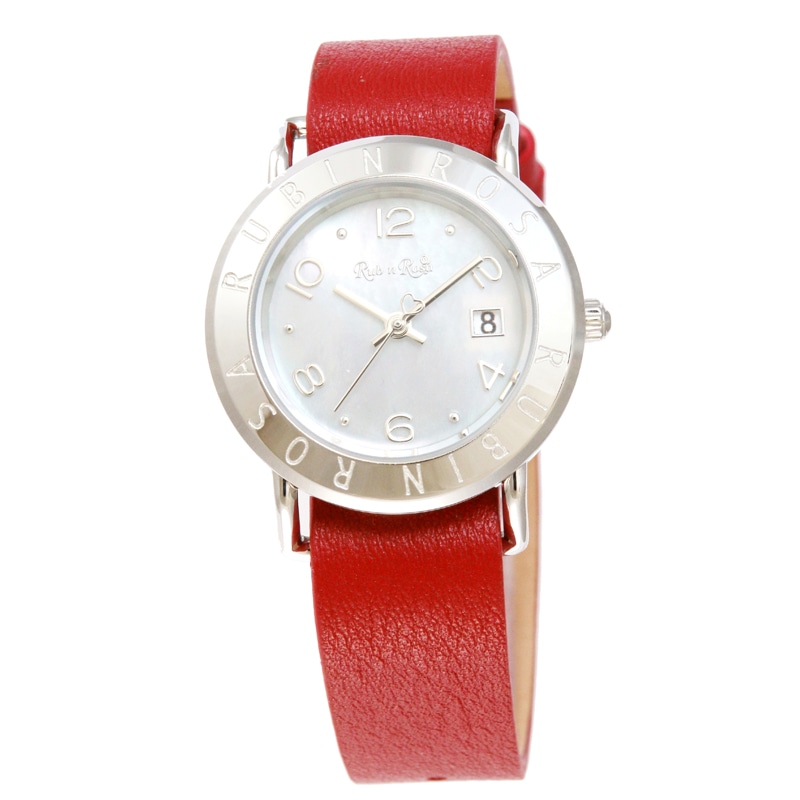 ルビンローザ RubinRosa 腕時計 レディース R601SWHMOP ホワイトシェル
