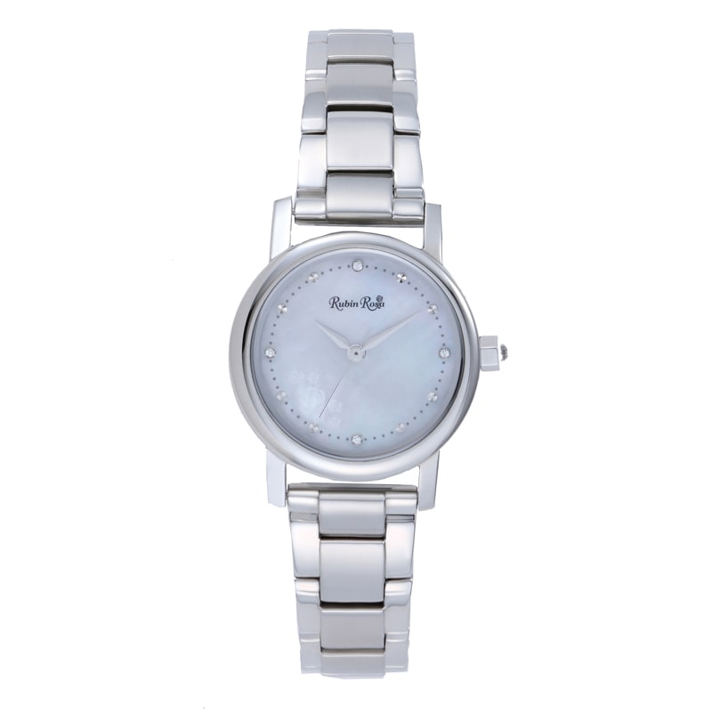 ルビンローザ RubinRosa 腕時計 レディース R026SOLSWH ホワイト