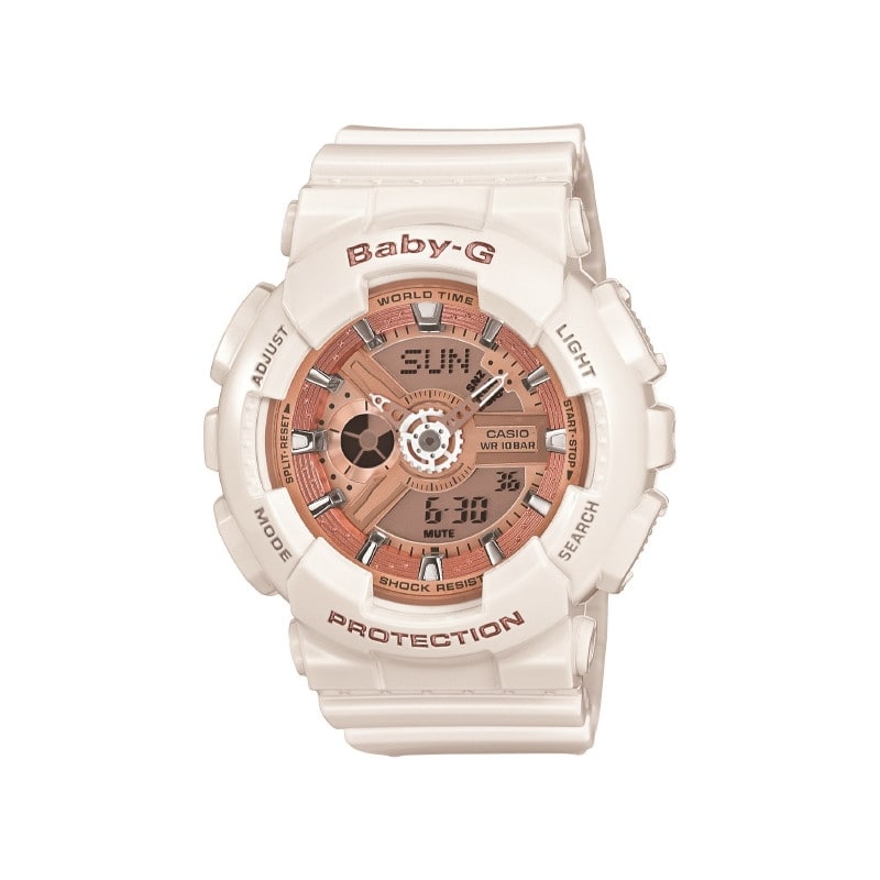 カシオ CASIO BABY-G ベビージー ベビーG 腕時計 レディース BA-110-7A1JF ピンク/ホワイト