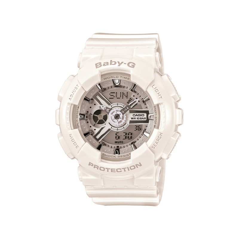 カシオ CASIO BABY-G ベビージー ベビーG 腕時計 レディース BA-110-7A3JF ホワイト/ホワイト
