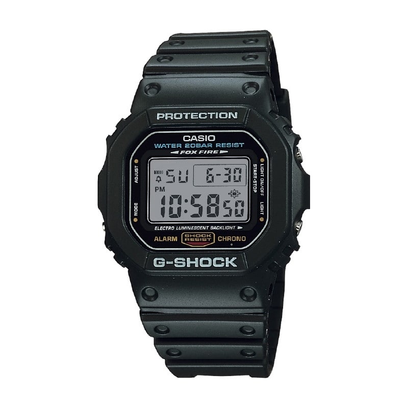 カシオ CASIO G-SHOCK ジーショック Gショック 腕時計 メンズ  DW-5600E-1 ホワイト/ブラック