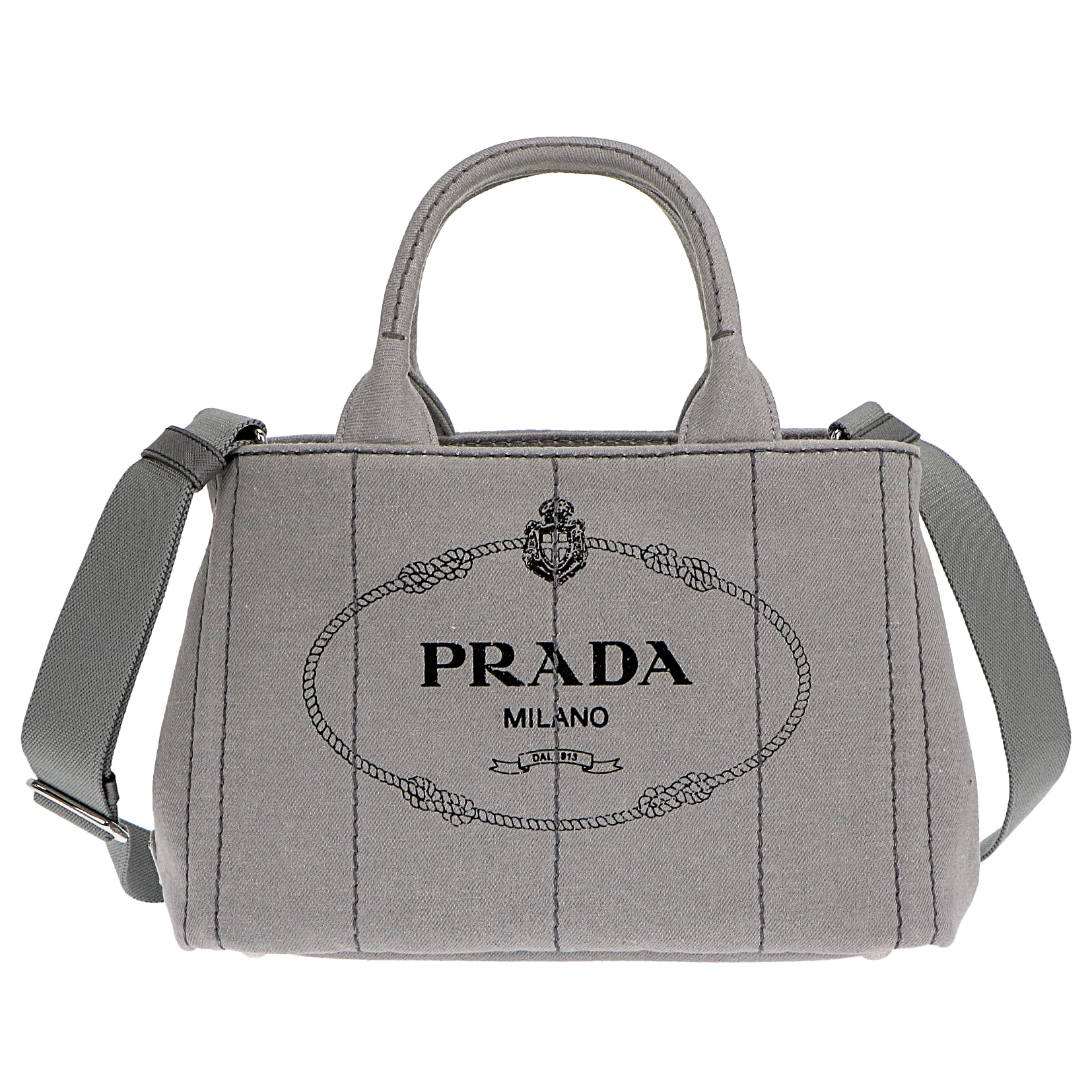 ブランドショップハピネス公式オンラインショッププラダ PRADA ハンドバッグ レディース 1BG439 NUBE DENIM: バッグ