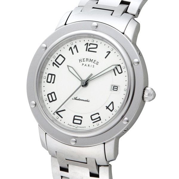HERMES エルメス 腕時計 メンズ クリッパー ホワイト CP2.810.220/4964(ホワイト): 腕時計｜ブランドショップハピネス