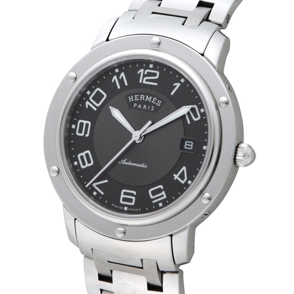 HERMES エルメス 腕時計 メンズ クリッパー グレー CP2.810.230/4964(グレー): 腕時計｜ブランドショップハピネス