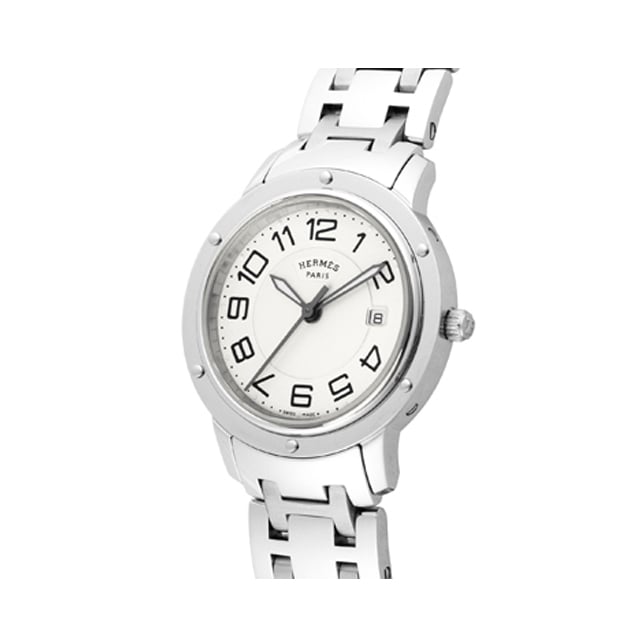 HERMES エルメス レディース 腕時計 クリッパー シルバー CP1.310.220.4966: 腕時計｜ブランドショップハピネス