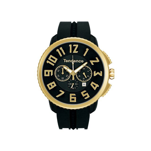 TENDENCE テンデンス 腕時計 ユニセックス ガリバー47 ブラック TY460011(ブラック): 腕時計｜ブランドショップハピネス