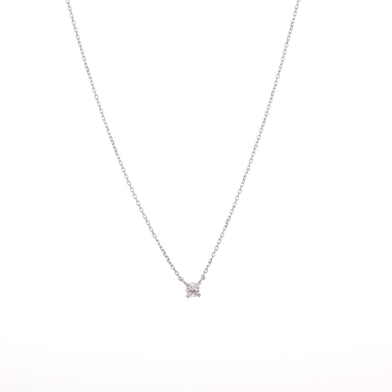 【 お値打ちジュエリー 】 プラチナ PT 0.15ct ダイヤモンド ネックレス