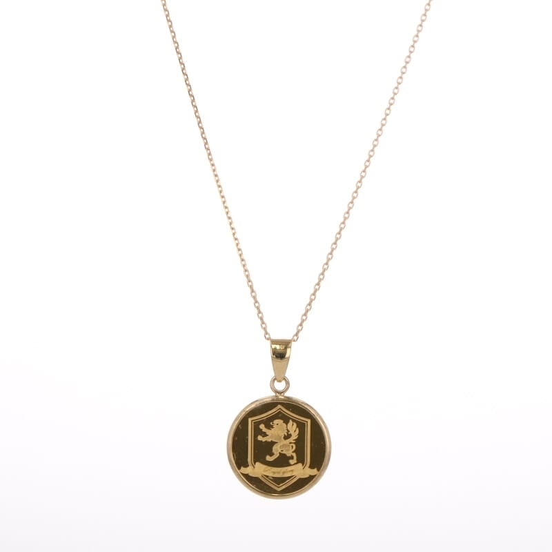 【 Gold Jewelry ゴールドジュエリー 】 K24 イエローゴールド YG 1/25oz コイン ネックレス