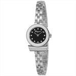 フェラガモ FERRAGAMO 腕時計 レディース ガンチーニブレスレットダイヤ SFBF00218 ブラック