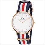 ダニエル ウェリントン DANIEL WELLINGTON 腕時計 メンズ Classic Canterbury DW00100002 ホワイト